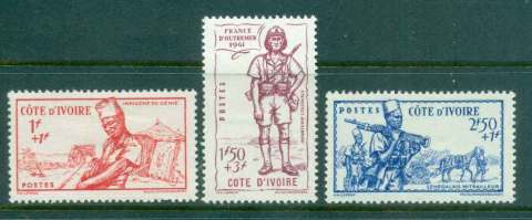 Ivory Coast 1941 Vichy Issue