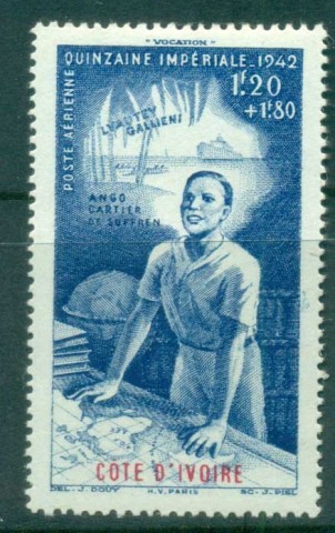 Ivory Coast 1942 Colonial Education Fund