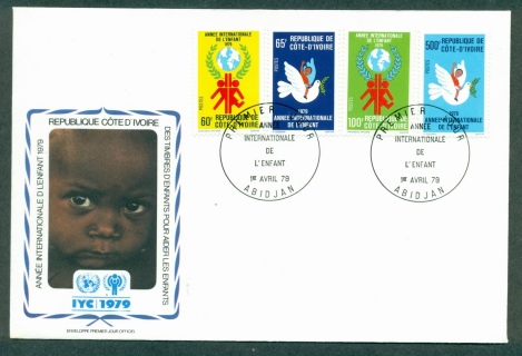 Ivory-Coast-1979-IYC-International-Year-of-the-Child-FDC-lot32077