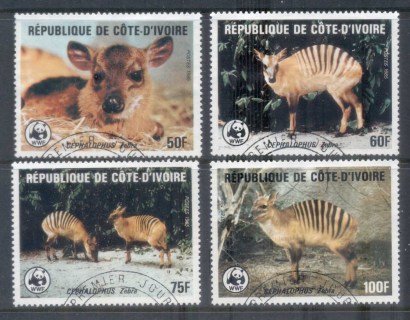 Ivory-Coast-1985-WWF-Zebra-Duiker-FU