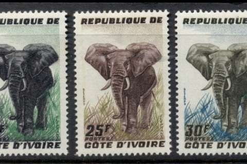 Ivory Coast 1959 Elephants