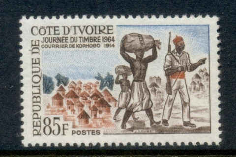 Ivory Coast 1964 Stamp Day