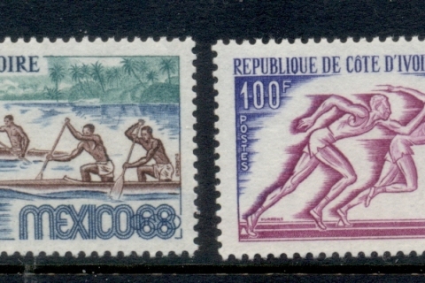 Ivory Coast 1968 Summer Olympics Mexico City