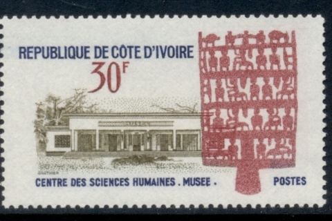 Ivory Coast 1968 Abdijan Anthropology Museum