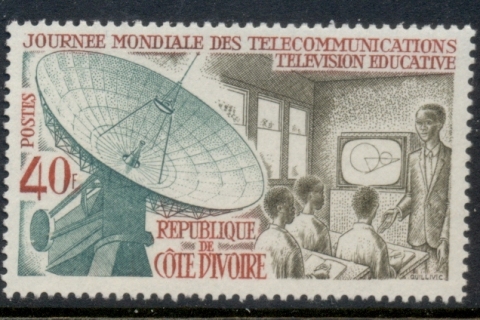 Ivory Coast 1970 World Telecommunications Day