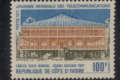 Ivory Coast 1971 World Telecommunications Day