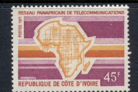 Ivory Coast 1971 Pan-African telecommunications System