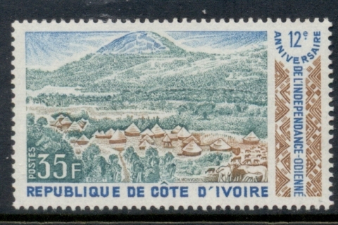 Ivory Coast 1972 Independence 12th Anniv.