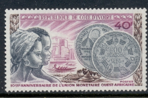 Ivory Coast 1972 West African Monetary Union