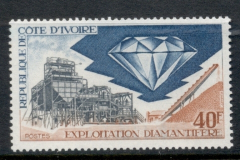 Ivory Coast 1972 Diamond Mining