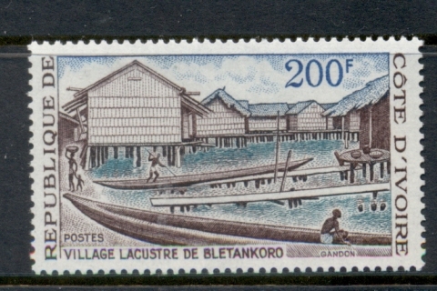 Ivory Coast 1973 Lake Village Bletankoro