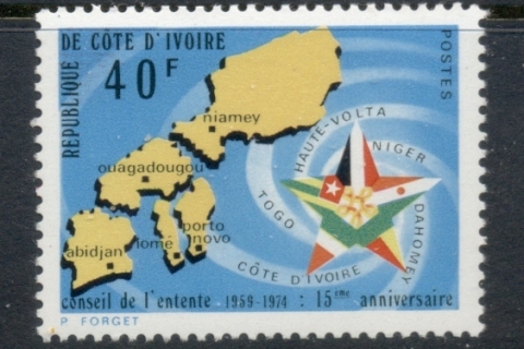 Ivory Coast 1974 Council of Accord