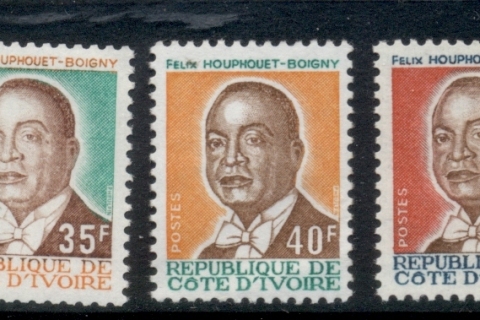 Ivory Coast 1974-76 Pres. Houphoute-Boigny