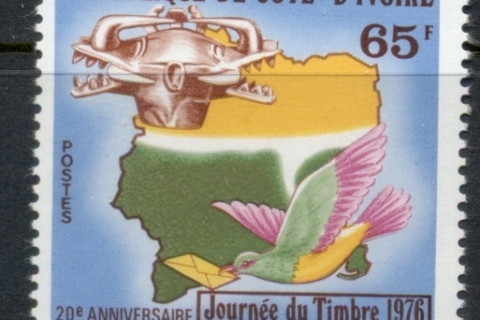 Ivory Coast 1976 Stamp day