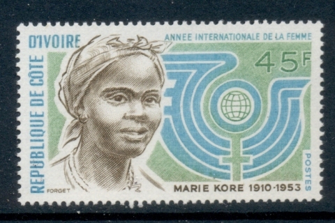 Ivory Coast 1975 International Women's Year