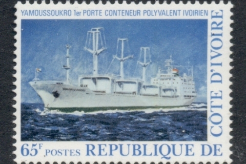 Ivory Coast 1977 Container Ship