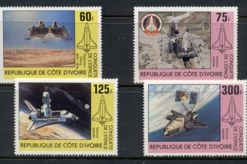 Ivory Coast 1981 Space Conquest, Viking Space Shuttle