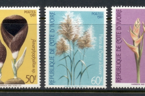 Ivory Coast 1981 Local Flowers