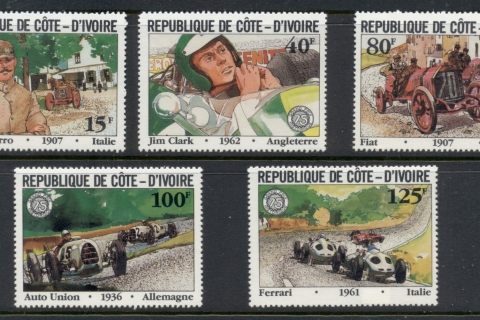 Ivory Coast 1981 Grand Prix Winners & cars