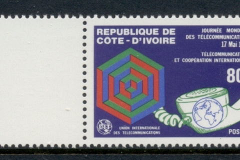 Ivory Coast 1982 World telecommunications day