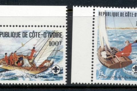 Ivory Coast 1982 Scouting Year , Sailing