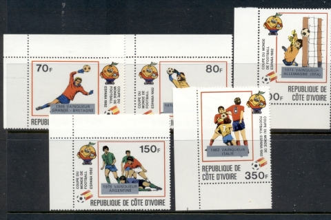 Ivory Coast 1982 World Cup Soccer Opt Winners