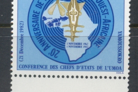 Ivory Coast 1982 West African Monetary Union