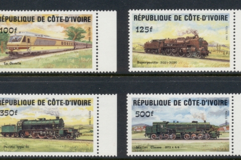 Ivory Coast 1984 Trains, Locomotives
