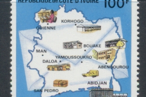 Ivory Coast 1984 Stamp Day