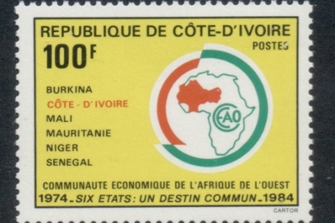 Ivory Coast 1984 West African Union