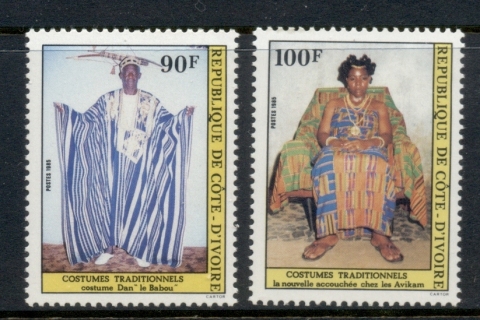 Ivory Coast 1985 Traditional Costumes