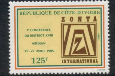 Ivory Coast 1985 District of Zonta