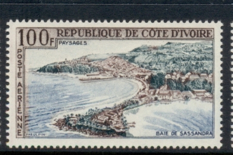 Ivory Coast 1963 Airmail Views