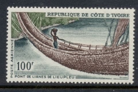 Ivory Coast 1965 Liana Bridge