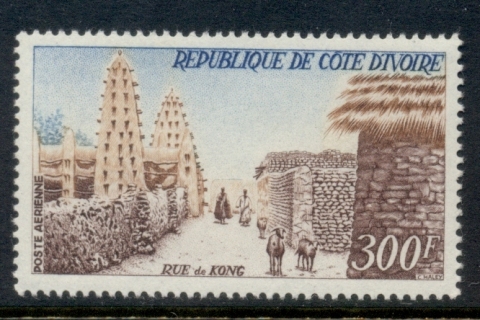 Ivory Coast 1966 Street in Kong