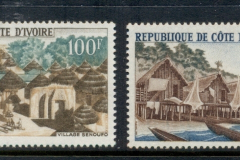 Ivory Coast 1968 Air mail Views