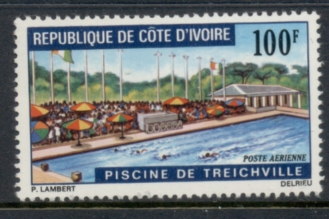 Ivory Coast 1971 Treichville Swimming Pool