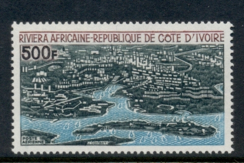 Ivory Coast 1971 Aerial View of the Coastline