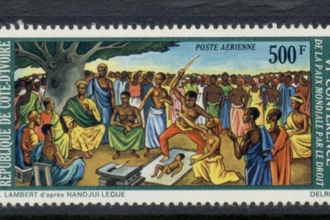 Ivory Coast 1973 World Peace Conference for Justice