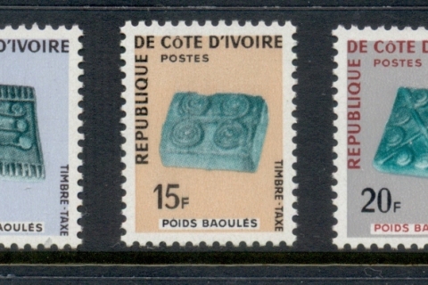 Ivory Coast 1968 Postage Due Weights