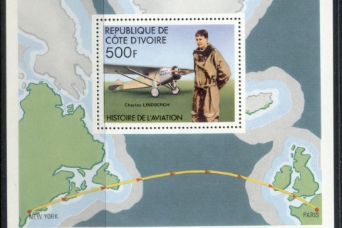 Ivory Coast 1977 History of Aviation MS