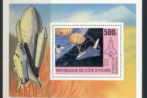 Ivory Coast 1981 Conquest of Space MS