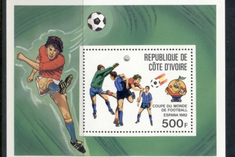 Ivory Coast 1981 Espana World Cup Soccer MS