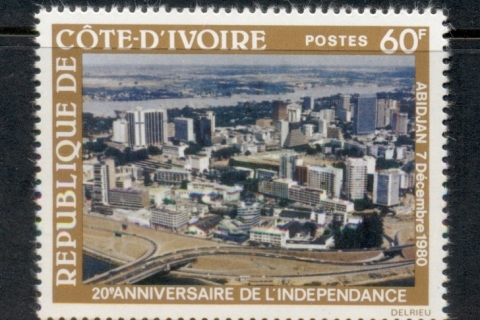 Ivory Coast 1980 Independence 20th Anniv