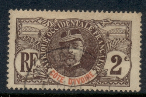 Ivory Coast 1906-07 Gen. Louis Faidherbe 2c