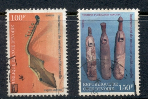 Ivory Coast 1979 Musical Instruments
