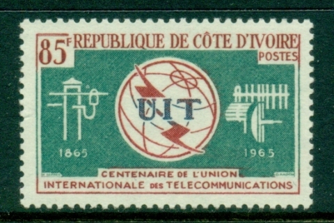 Ivory Coast 1965 ITU Centenary