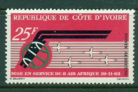 Ivory Coast 1963 Air Afrique