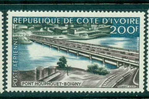 Ivory Coast 1959 Views Air mail