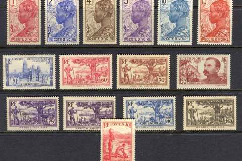 Ivory Coast 1936-44 Pictorial